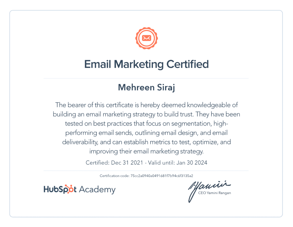 Email-Marketing-Certified-hubspot