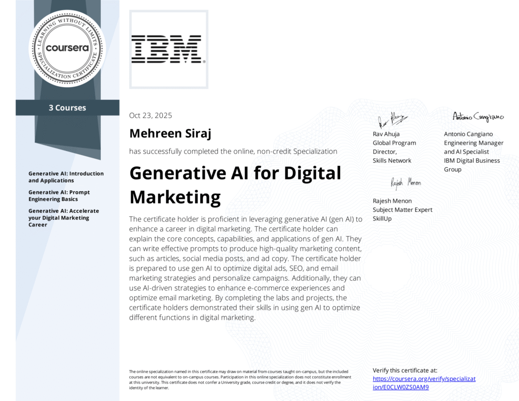 Gen AI in Digital Marketing