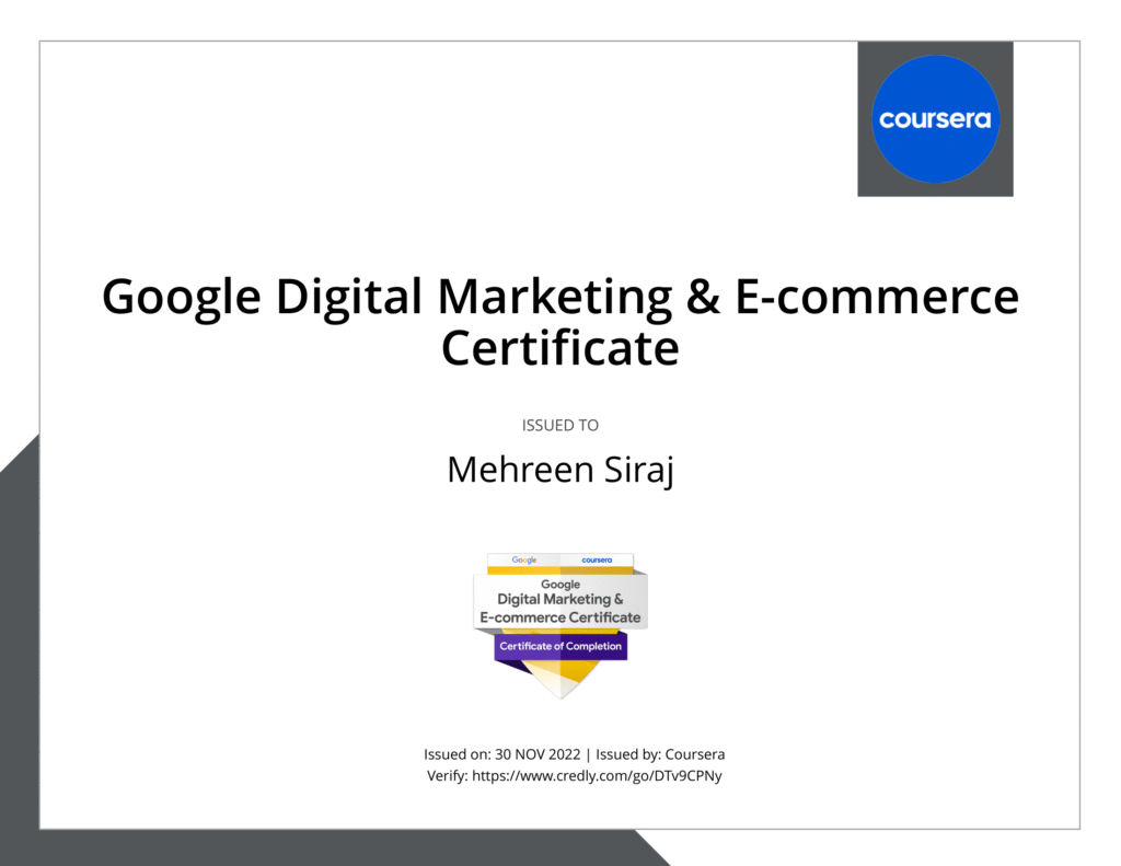 Google Digital Marketing